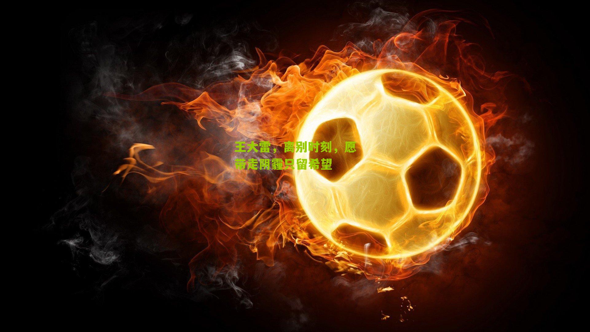 王大雷，离别时刻，愿带走阴霾只留希望